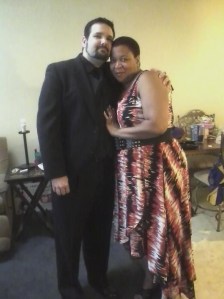 Nick and I for dinner