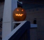 He wanted scary for his pumpkin