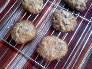 Boozy Oatmeal Raisin Cookies